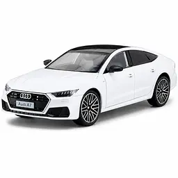Колекційна модель Audi A7 1:24 металева інерційна машинка, світло, звук, двері що відкриваються