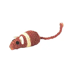 Happet Іграшка для котів мишка сизалева коричнева, 4,5 см (K058)