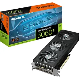 Відеокарта Gigabyte GeForce RTX 5060 Ti Eagle Max OC 16G (GV-N506TEAGLEMAX OC-16GD) UA [154537]