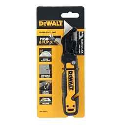 DeWALT Ніж будівельний трапецієподібний складний DeWALT, з фіксованим лезом, корпус пластик, 82мм - мініатюра 6