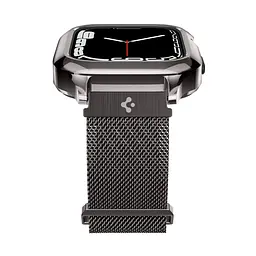 Чохол-ремінець Spigen Metal Fit Pro для Apple Watch 44/45mm Graphite (ACS04585) - мініатюра 8