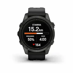 Смарт-годинник Garmin Epix Pro Gen 2 Sapphire 42mm Carbon G. DLC Ti. with Black Band (010-02802-14/15) - мініатюра 9