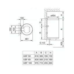 Бойлер TIKI GBF 100/UA (700098) - мініатюра 2