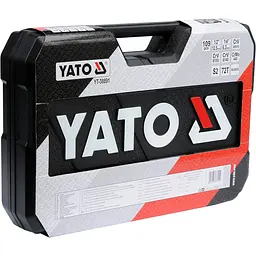 Набір головок торцевих Yato квадрат 1/2", 1/4" з інструментами та насадками 109 шт. (YT-38891) - мініатюра 6