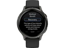 Смарт-годинник Garmin Venu 4 41 mm Slate with Black Silicone Band (010-03013-02) - мініатюра 2