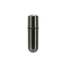 Вібропуля PowerBullet First-Class Bullet 2.5″ з чохлом-брелоком, Gun Metal