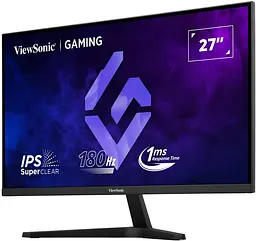 Монітор 27" ViewSonic VX27G1-HD FHD IPS 180Hz (VX27G1-HD) - мініатюра 3