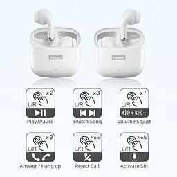 Бездротові навушники Lenovo LP 40 Pro Bluetooth 5.0 - мініатюра 7