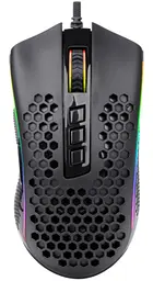 Мишка Redragon Storm Elite RGB, ігрова, 16000dpi., 10кн., чорна (77853)
