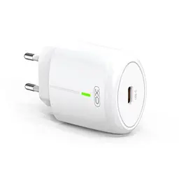 Мережевий зарядний пристрій XO L113 PD 20W (1USB-C) з кабелем Type-C - Lightning білий - мініатюра 3