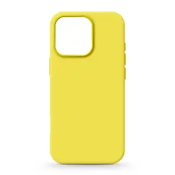 Силиконовый чехол для Apple iPhone 16 Pro, ICON2 Case, желтый, противоударный, панель, защита всего корпуса, матовая поверхность Soft Touch, выступает над дисплеем, совместим с защитными стеклами и пленками, с микрофиброй, ArmorStandart (ARM81305)