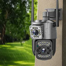Вулична камера із двома лінзами SC03 V380pro ART 8761 підтримка 4G - мініатюра 2