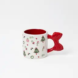 Новорічна порцелянова чашка для чаю та кави 400 мл Merry Christmas Yiwu CR-1-18