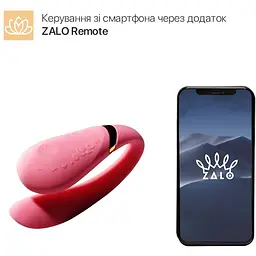 Смартвібратор для пар Zalo - Fanfan Rouge Pink - мініатюра 2
