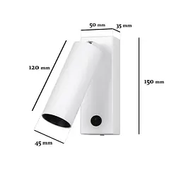 Бра настінне LED Levistella 920VSW003 WH, 5W, 4000K, білий метал, сучасний стиль - мініатюра 2
