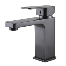 Змішувач для умивальника Globus Lux Milano GLM-401-11-graphite Графіт