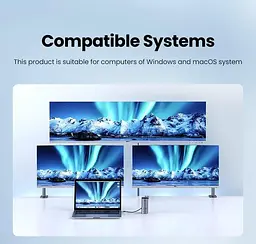 USB-хаб Ugreen USB-C Multifunctional Docking Station(13-in-1) (UGR-90325) - мініатюра 4