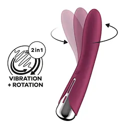 Вібратор для точки G з обертанням Satisfyer Spinning Vibe 1 Red Satisfyer IG048697; SX0558 99334 - мініатюра 3