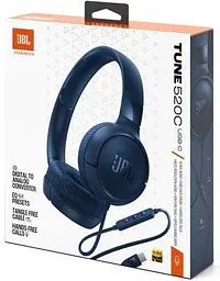 Навушники із мікрофоном JBL Tune 520C USB-C Blue (JBLT520CBLU) - мініатюра 9