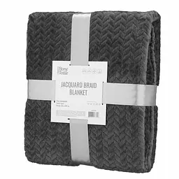 Плед Ardesto Jacquard Braid 160х200 см сірий (ART0203JB)