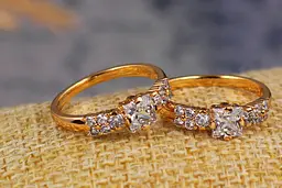 Кільце Xuping Jewelry хайтек р 17 золотисте - мініатюра 3