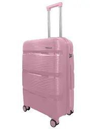 Валіза середня Milano bag 0307 поліпропілен Рожевий - мініатюра 2