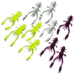 Силіконова приманка HARPOON "RingShrimp" 1,6" mix 1 (10шт/уп) плаваюча