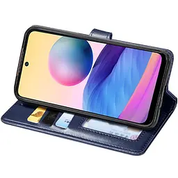 Шкіряний чохол-книжка GETMAN Gallant (PU) для Xiaomi Redmi 15C (EU) Синій - мініатюра 4