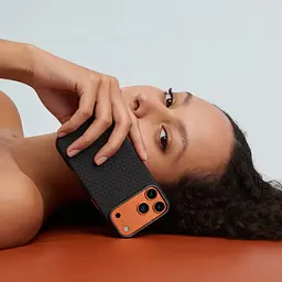 Защитный чехол для Apple iPhone 17 Pro Max, BlackIcon Kevlar MagCase, кевларовый, черный, панель, накладка с поддержкой MagSafe, противоударный, защита всего корпуса, усиленные углы, совместим с беспроводной зарядкой, ArmorStandart (ARM88531) - мініатюра 9