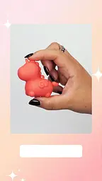 Вібратор-мінієдиноріжка Unihorn Mini - Peachy Pony, брелок з вібрацією, 10 режимів - мініатюра 11