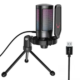 Мікрофон Fifine A6V AmpliGame Black (A6V) - мініатюра 2