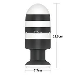 Анальна пробка - X-Missioner Butt Plug 7.5" - мініатюра 3