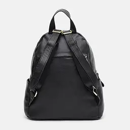 Жіночий рюкзак Borsa Leather k1s005 31x26x13 см Чорний (40156) - мініатюра 3