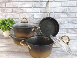 Набір посуду O.M.S. Collection 3048 Gold 7 предметів - мініатюра 6
