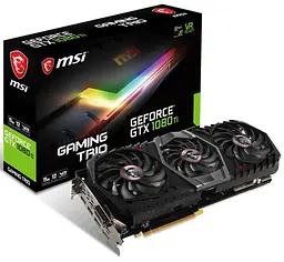 Відеокарта MSI GTX 1080Ti 11Gb Gaming Trio (GTX 1080 Ti GAMING TR) (GDDR5X, 352 bit, PCI-E 3.0 x16) Б/в - мініатюра 5