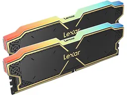 Пам'ять для настільних комп'ютерів Lexar Thor RGB DDR5 6000MHz 32GB Kit 2x16GB (LD5U16G60C38BG-RGD)