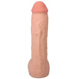 Фалоімітатор Doc Johnson The Realistic Cock ULTRASKYN 12 Inch Hung with Balls Vanilla - мініатюра 3