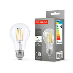 LED-лампа Titanum Filament A60 7W E27 4100K (25522-000)