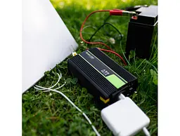 Перетворювач напруги інвертор Green Cell 12V на 230V 300W/600W Чистий синус (INV05DE) - мініатюра 2