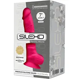 Фалоімітатор SilexD Johnny Pink (MODEL 1 Size 7in) - мініатюра 3