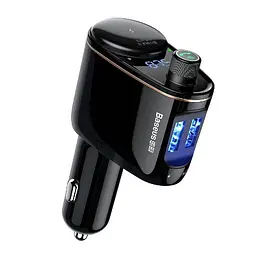 FM-трансмиттер OS-Baseus S-06 Car Bluetooth MP3 Player Черный
