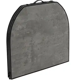 Стіл Bo-Camp Northgate Oval 150x80 cm Black/Grey (1404188) - мініатюра 10