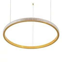 Світильник стельовий Brille підвісний лофт світлодіодний BR-928S/63W WW 80" G - мініатюра 2