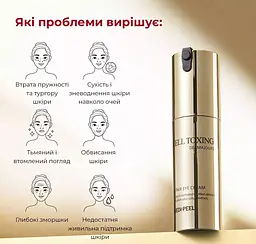 Крем для повік Medi-Peel Cell Toxing Dermajours Repair Eye Cream зміцнювальний зі стовбуровими клітинами 30 мл - мініатюра 5