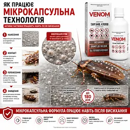Комплект від бліх для 2-кімнатної квартири Venom суспензія+пудра Pudra - мініатюра 8