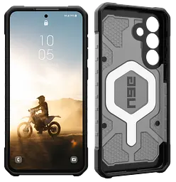 Оригінальний протиударний чохол для Samsung Galaxy S25 FE (S731) UAG Pathfinder MagSafe Clear Ash 214509113140 - мініатюра 8