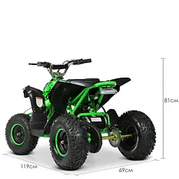 Дитячий електромобіль-квадроцикл Bambi HB-EATV1000Q-5ST V2 Зелений - мініатюра 5