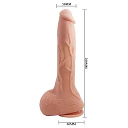 Фалоімітатор Baile Beautiful Encounter Jack Real Dildo, 27х6.6 см - мініатюра 4