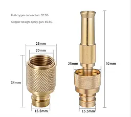 Насадка форсунка високого тиску розпилювач на латунний шланг INTEGRATED DIRECT SPRAY GUN UKC - мініатюра 5