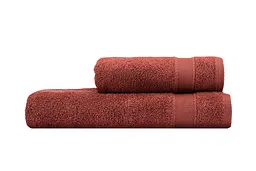 Рушник махровий Ardesto SuperSoft 50х90 см 100% бавовна теракотовий (ART2250RT)  - мініатюра 5